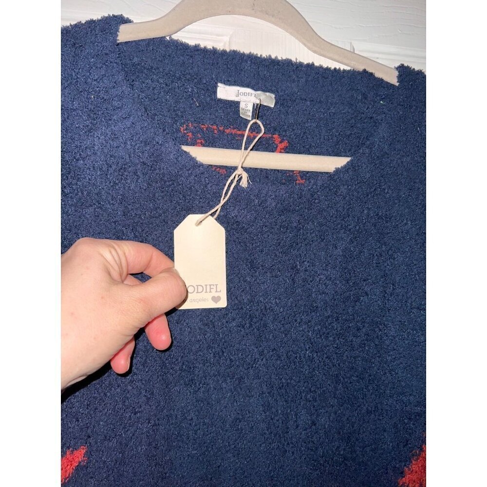 Womens Jodifl zig zag sweater size small nwt - Picture 2 of 3